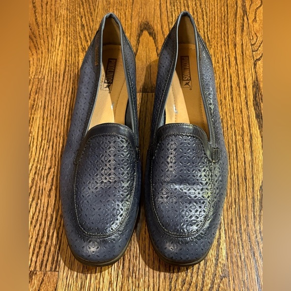 Pikolinos | Blue Slip-on Loafers Leather Sz 41/11 - Picture 2 of 6